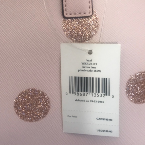 NWT Kate Spade polka dot tote bag - Picture 5 of 5